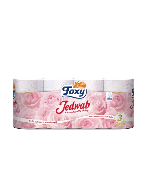Papier toaletowy Foxy Jedwab 8 rolek